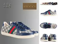 homme gucci cuir chaussures leather header blue